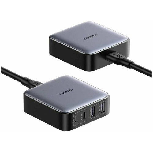 СЗУ Ugreen CD327 (90747) Nexode 2*USB-A+2*USB-C 65W Desktop Fast Charger EU black