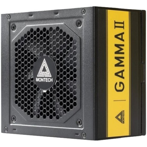 Блок питания Montech Gamma II 650W / ATX 2.43, APFC, 80 Plus Gold, LLC+DC-DC, Japan caps, 120mm fan, non-modular