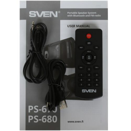Портативная аудиосистема SVEN PS-670, черный