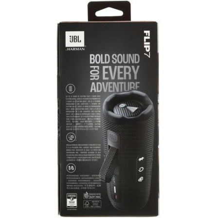 Портативная колонка JBL Flip 7, черный