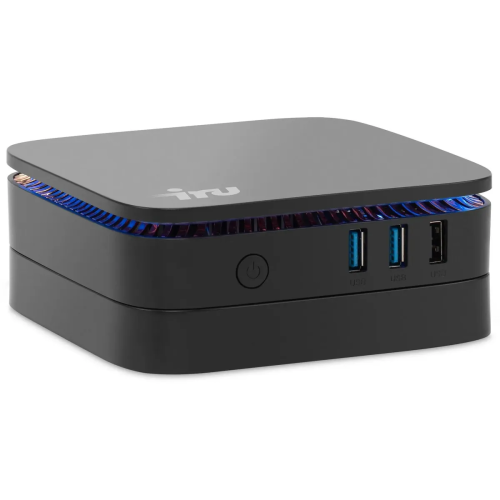 Неттоп IRU 110JLCN (1975164) Cel N5105 8Gb SSD256Gb UHDG Windows 11 Professional GbitEth WiFi BT черный