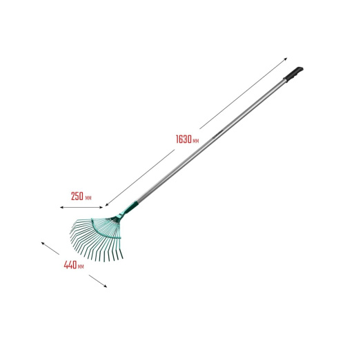 Грабли GRINDA ProLine 39586 с алюминиевым черенком