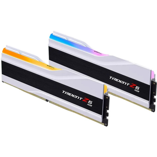 ОЗУ G.SKILL Trident Z5 RGB (F5-6000J3036F48GX2-TZ5RW) 96GB (2x48GB) 6000MHz DDR5 CL30 (30-36-36-96) 1.35V / White