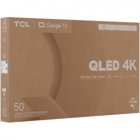 50" (127 см) LED-телевизор TCL 50C655 черный