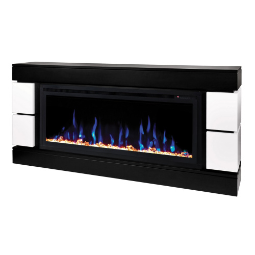 Электрокамин RealFlame Denver 42/BV BLM черный с очагом Saphir 42